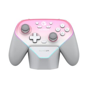 Gaming Consoles & Controllers – GameSir Super Nova kabelloser Controller mit Ladestation – Hall-Effekt-Sticks, verstellbare Trigger – Switch Gyro/NFC, PC, Mobilgeräte – Whipped Pink