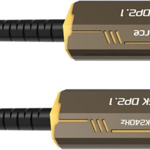 Gaming PC & Gaming Monitors – DisplayPort Fibre Optic Cable 16K At 30Hz 8K At 60Hz At 240Hz UHD For Gaming VRs Monitors Low Latency Displayport Fiber Optic Cable For Games