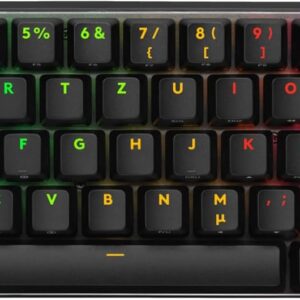 Gaming Tastatur & Maus – Logitech G PRO X 60 LIGHTSPEED Wireless Gaming Keyboard, Ultra Compact Mechanical 60% TKL Keyboard, Lightsync RGB, Doubleshot PBT Keycaps, Optical Tactile, Windows PC, QWERTZ DE – Black