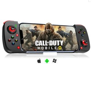 Gaming Consoles & Controllers – Wireless Gaming Controller for iPhone/iPad/iOS/Android/Samsung/PC Gamepad Joystick with Back Button, Analog Triggers, Stretchable, Bluetooth 5.0 Low Latency, Direct Play for CODM,Diablo Immortal