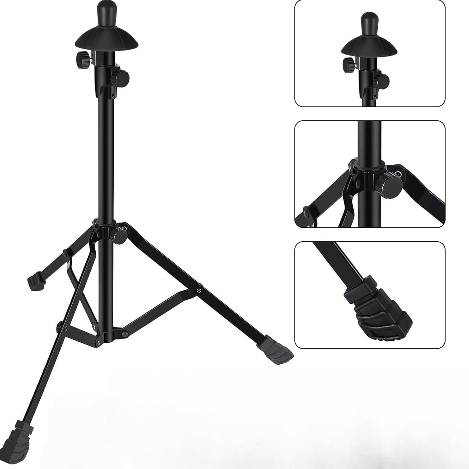 Streaming-Equipment - Trompetenständer – Höhenverstellbarer Dreieckiger Ausstellungsständer, Musikinstrumentenhalter, Langlebiges Zubehör Für Klassenzimmer-Konzertstudio-Bühnenaufnahmen, Live-Streaming | Für Den Auftritt E – Bild 6