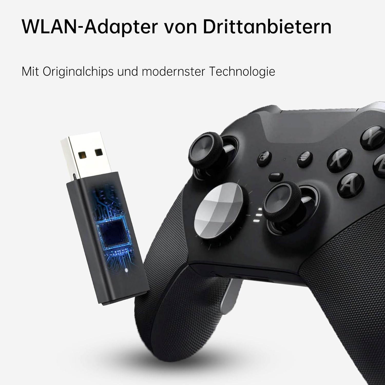 Gaming Consoles & Controllers - ELUTENG Wireless Adapter for Xbox One/One S/One X/Elite 1/Elite 2 Controller, USB Wireless Gaming Receiver Compatible with PC Windows 11/10/8/7 – Bild 5