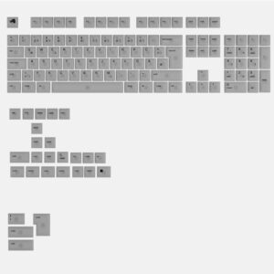 Gaming Tastatur & Maus – Glorious Gaming Polychroma RGB Keycaps, Translucent, for Mechanical 100%, 75%, 65% and 60% Gaming Keyboards, for ANSI, ISO, Windows & macOS, German QWERTZ Assignment