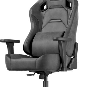 Gaming Chairs – JUMMICO Gaming Chair with 3D Adjustable Armrests, Desk Chair with Massage Function, Office Chair Ergonomic 90-135° Adjustable, 180 kg, Anthracite Grey