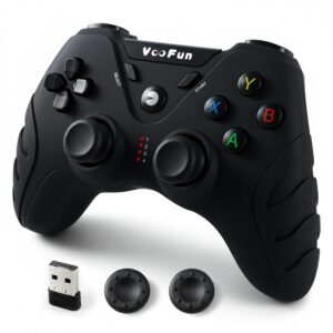 Gaming Consoles & Controllers – PC Controller Wireless, PS3 Controller Gamepad PC mit Hall Effekt Joystick(No Drift), Dual Vibration, 2,4g Gaming Controllers für Windows 11/10/8/7, PS3, Steam, Android TV, TV Box, Raspberry Pi