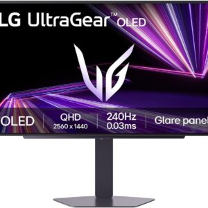 Gaming PC & Gaming Monitors – LG Ultragear 27GX704A-B.AEU. 27″ OLED, QHD (2560 x 1440), 240Hz, Display HDR 400 True Black, G-SYNC Compatible & FreeSync Premium Pro, 2xHDMI 2.1, 1xDP 1.4, 98.5% DCI-P3.