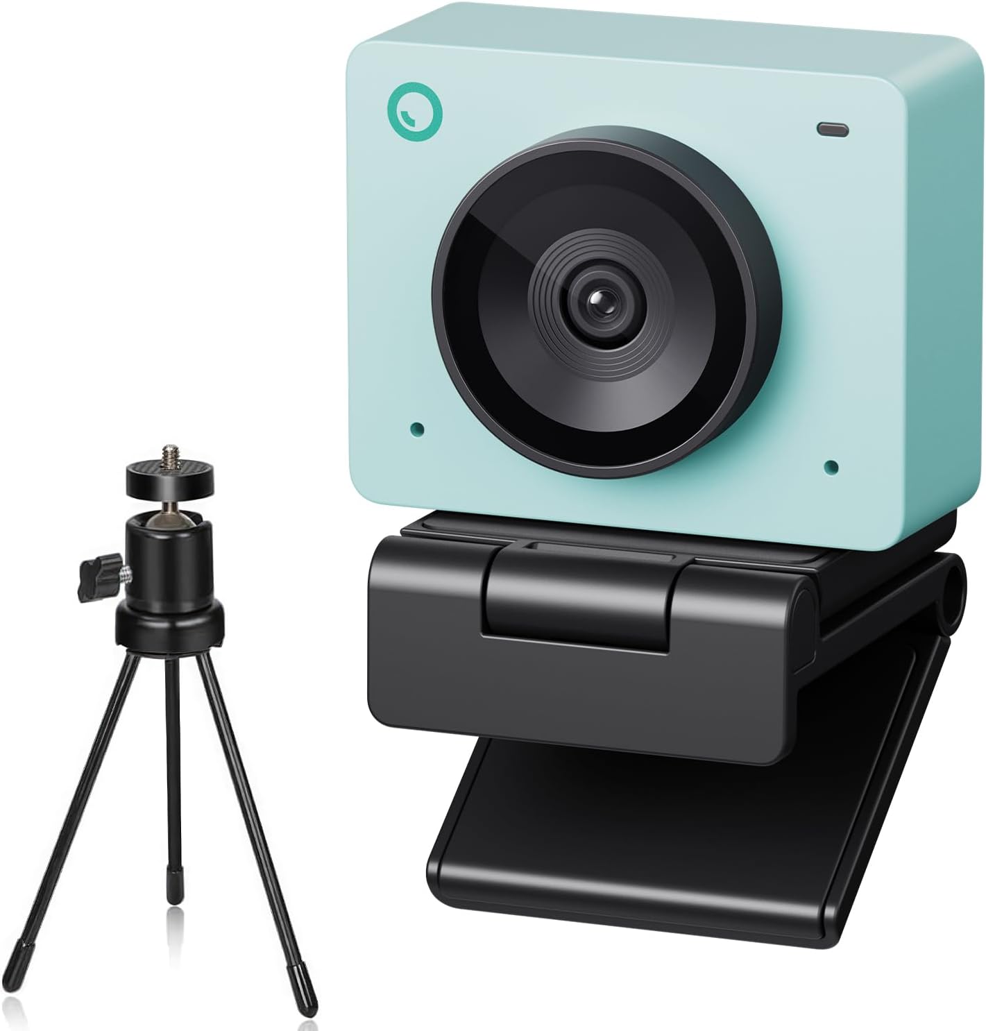 Streaming-Equipment - OBSBOT Meet SE 1080P 100FPS Webcam for PC, USB Webcam with AI Tracking, Microphone, Tripod, Staggered HDR, Beauty Mode, Plug & Play Streaming Camera for Laptop/Desktop, Conferences, Green