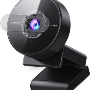Webcam – EMEET C950 4K Webcam for PC, 8 Megapixel 4K UHD, PDAF Auto Focus, Noise Cancelling Microphone, 70° FOV, 1080P@60FPS, Privacy Screen, USB 2.0 Plug & Play, Webcam Ideal for Zoom/Teams