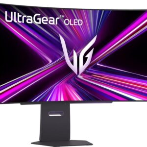 Gaming PC & Gaming Monitors – LG Ultragear 45GX900A-B.AEU Gaming PC Monitor 45 inch – OLED Panel, QHD Resolution (3440 x 1440), 0.03 ms 240 Hz, DisplayHDR400 True Black, DCI-P3 98.5% (CIE1976), FreeSync Premium Pro, G-Sync