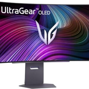 Gaming PC & Gaming Monitors – LG Ultragear™ 45GX90SA-B Curved 45″ – OLED Panel, WQHD Resolution (3440 x 1440), 0.03ms GtG 240Hz, DisplayHDR™ TrueBlack 400, DCI-P3 98.5% (CIE1976), AMD Free Sync Premium, Sync Premium, Sync dia g