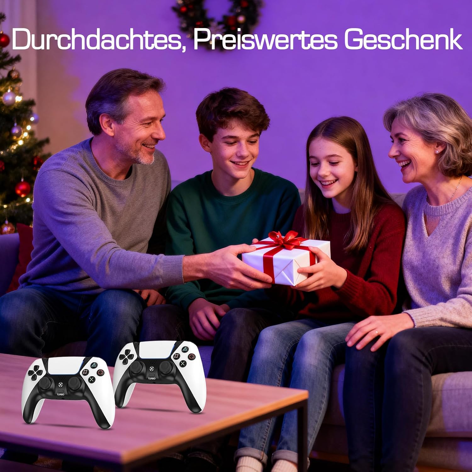 Gaming Consoles & Controllers - Ruibopad Ymir Wireless Luna Controller,PC Bluetooth Gamepads für Fire TV Stick Gaming Gamepad Kein Drift ALPS Joystick mit Handy iPad Tablet Tesla Game Controler mit 1200mAh Akku Turbo Paddles Weiß – Bild 9