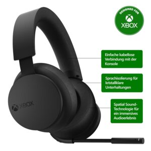 Gaming Consoles & Controllers – Xbox Wireless Headset: Kabelloses Headset – Kompatibel Series X|S, One und Windows-Geräten