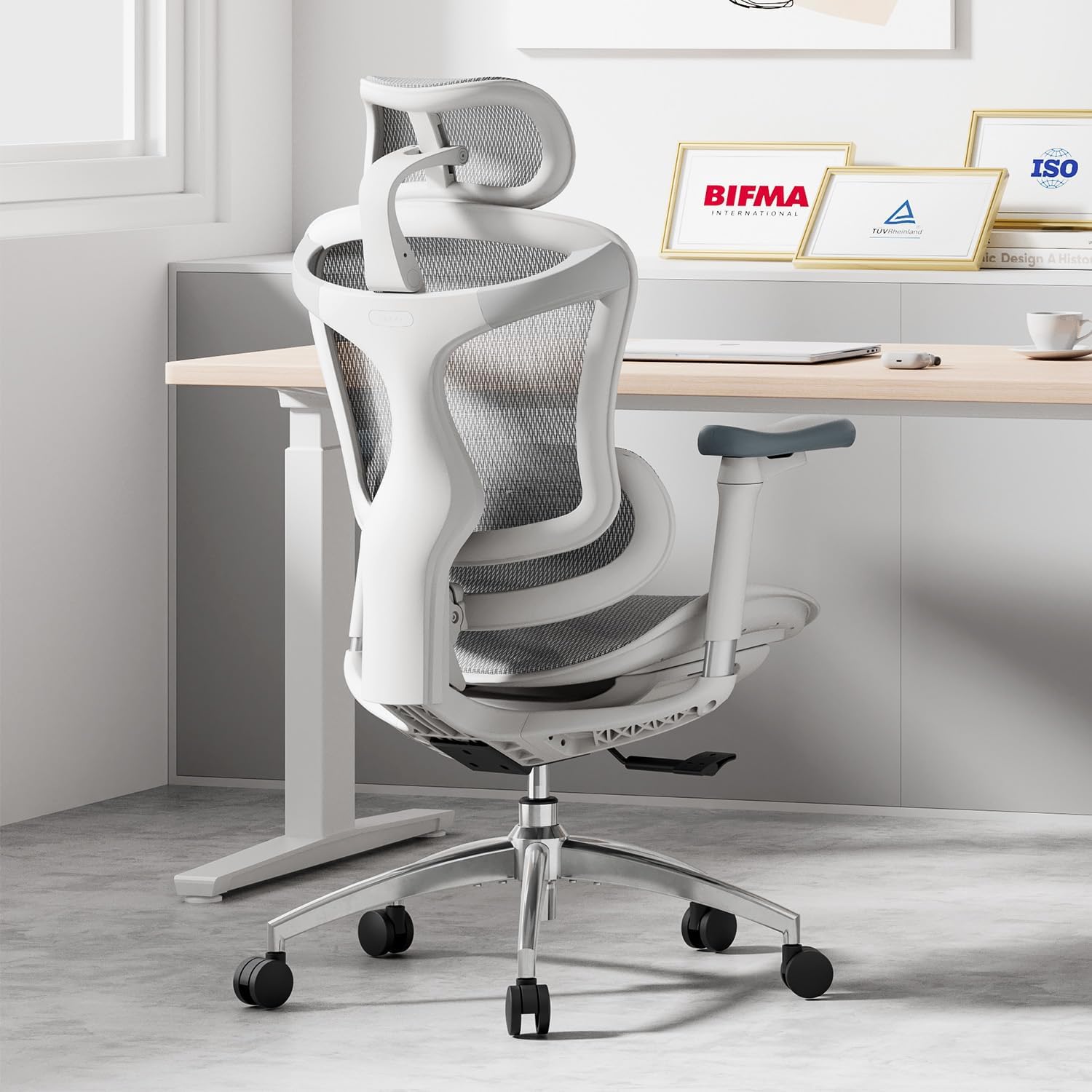 Gaming Chairs - SIHOO Doro C300 Ergonomic Office Chair with Ultra Soft 3D Armrests, Dynamic Lumbar Support for Home Office Chair, Adjustable Backrest – Bild 2