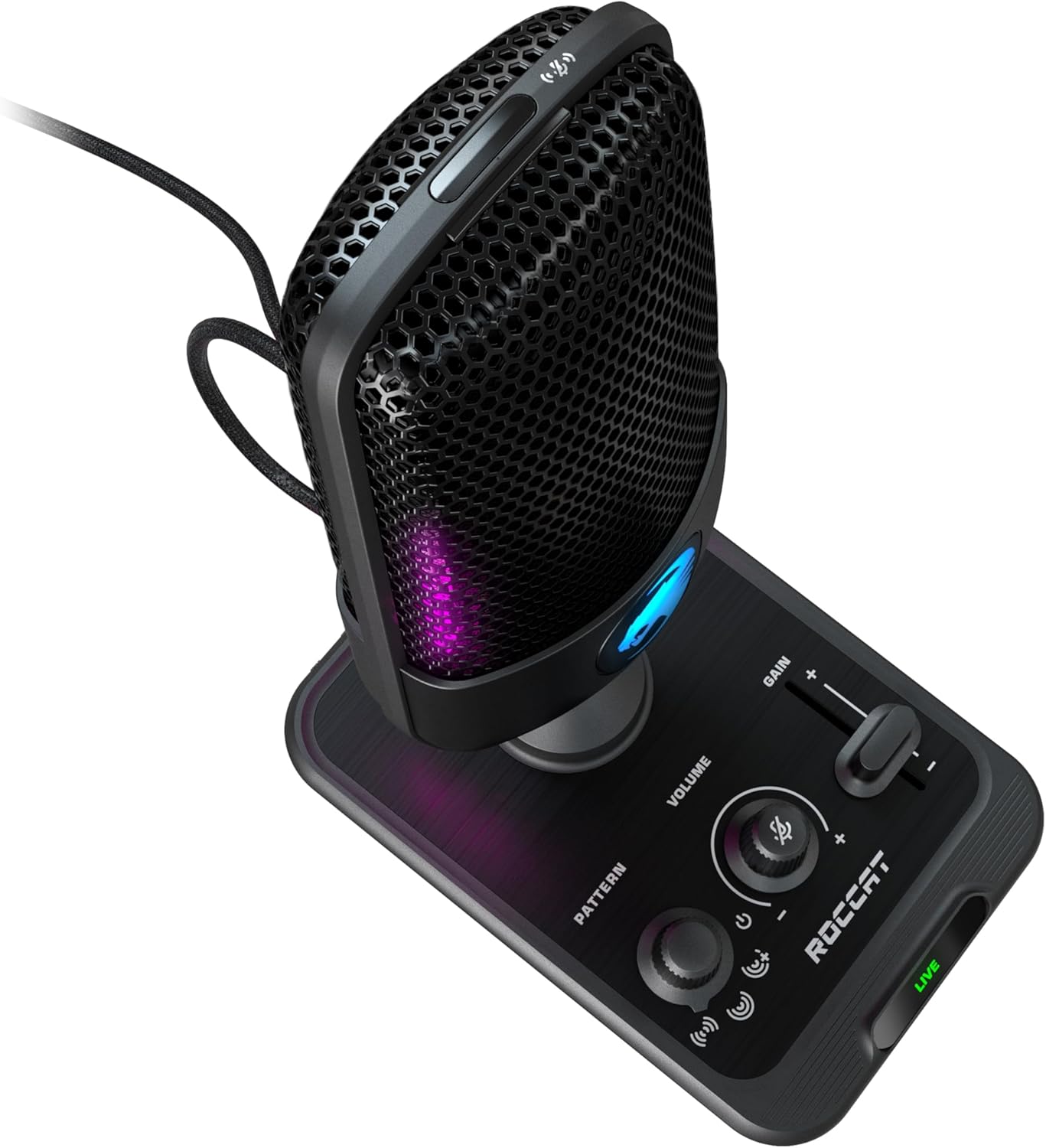 Streaming-Equipment - Roccat Torch Studio Quality USB Microphone Black – Bild 10