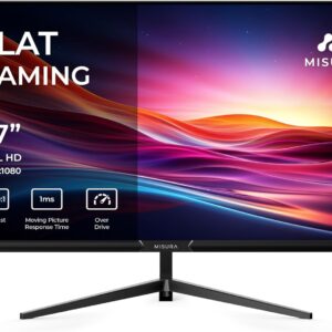 Gaming PC & Gaming Monitors – MISURA Gaming Monitor 27 Inch CM27BFA – 240 Hz, FullHD 1920 x 1080, 1ms (MPRT), 2x HDMI, 2x DisplayPort, GSync, Freesync, Flicker-Free, 2 x 3W Speakers