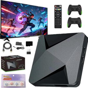 Gaming Consoles & Controllers – Retrowave G13 Ultra 100,000 Games, 4K G36 Pro Retro Gaming, Plug & Play Video Games, Retro Game Console with 2/4 Wireless Dual Controllers (256g-120000-2 Gamepad)