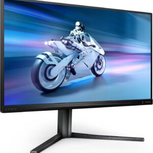 Gaming PC & Gaming Monitors – Philips Evnia 25M2N5200P – 25 Inch FHD Gaming Monitor, 280 Hz, 1 ms GtG, FreeSync Premium (1920 x 1080, HDMI, DisplayPort, USB Hub) Black