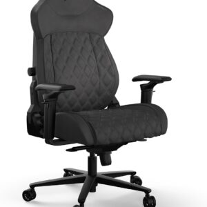 Gaming Chairs – Corsair TC500 Luxe Gaming Chair – High Quality Breathable Fabric – Wide Seat – Five Direction Adjustable Armrests – Adjustable Lumbar Support – 90-160 Degree Tilt – Shade