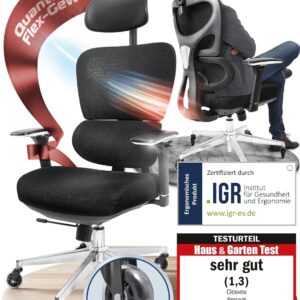 Gaming Chairs – ProSeat Ergonomic Office Chair [Test Winner] Desk Chair 100% Individually Adjustable Office Chair & Gaming Chair Computer Chair Home Office Chair Ergonomic Swivel Chair 150 kg
