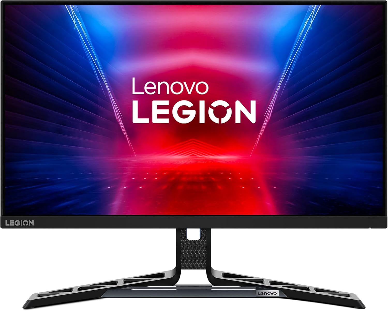 Gaming PC & Gaming Monitors - Lenovo Legion R25f-30 Gaming Monitor 24.5 Inch FullHD with EyeSafe (VA, 240Hz, 0.5ms, HDMI+DP, FreeSync Premium, Speaker) Tilt/Pan/Pivot Adjustment, Black – Bild 2