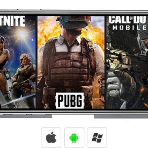 Gaming Consoles & Controllers – Megadream Wireless Game Controller für iPhone, MFi Bluetooth Mobile Gamepad Joystick für iOS/Android, iPhone 13/Mini/13 Pro Max, 12, 11, für Samsung Galaxy, Nokia, OPPO, Google, Direct Play (Grau)