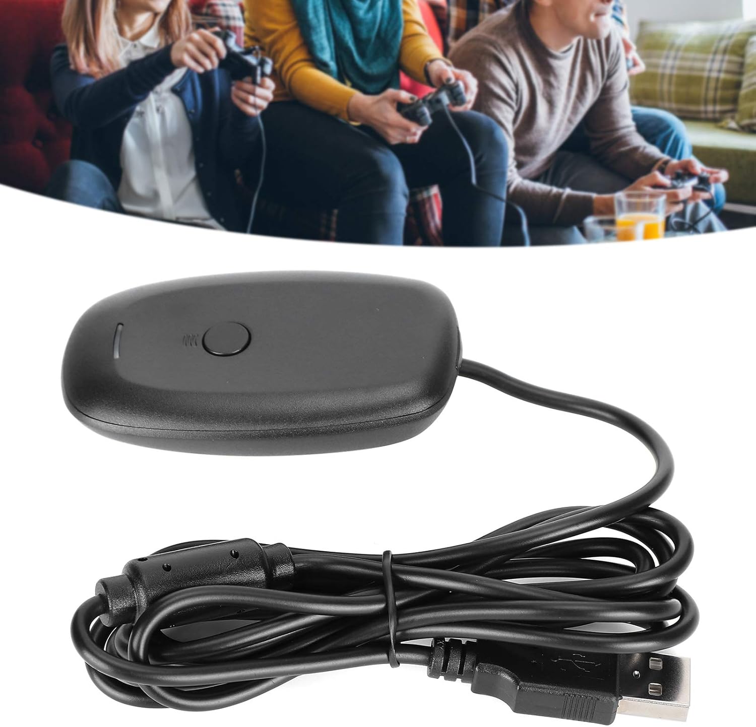 Gaming Consoles & Controllers - USB Gaming Receiver, Wireless PC Receiver Gaming Console Controller Adapter Microsoft Xbox 360 Gaming Adapter for Desktop PC Laptop – Bild 2