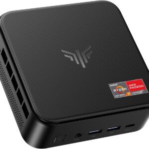 Gaming PC & Laptops – NiPoGi E3B Mini PC AMD Ryzen 7 5825U (up to 4.5GHz) 16GB DDR4 512GB SSD with Radeon RX Vega 8 Graphics Micro Desktop Computer for Office/Home Cinema/Meeting/Business/Trip | WiFi 6|BT 5.2|USB3.2