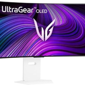 Gaming PC & Gaming Monitors – LG Ultragear™ 39GX90SA-W Gaming PC Monitor 39″ – OLED Panel, QHD Resolution (3440 x 1440), 1ms 240Hz, DisplayHDR™400 True Black, DCI-P3 98.5% (CIE1976), FreeSync Premium, G-Sync Compatible