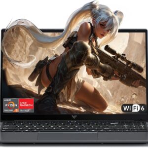 Gaming PC & Laptops – ACEMAGIC Gaming Laptop – 2025 Latest 15.6″ FHD Display Laptop with AMD Ryzen 5 7430U Processor up to 4.3GHz, 16GB RAM DDR4, 512GB NVMe PCIe 3.0 SSD Gaming Notebook, Lightweight