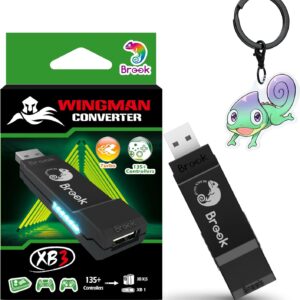 Gaming Consoles & Controllers – Brook Wingman XB 3 Converter – Increase Your Wireless Gaming Adapter for Xbox Series X/S, Xbox One and PC with Remap and Turbo Functions [Exclusive Edition]