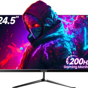 Gaming PC & Gaming Monitors – Gawfolk 24.5 Inch Gaming Monitor, 144 Hz/180 Hz PC Screen FHD 1080P Frameless Computer Monitors, VA, 100% sRGB, DisplayPort, HDMI, Eye Care