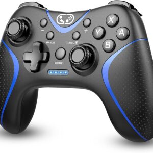 Gaming Consoles & Controllers – Switch Controller für Nintendo Switch/Lite/OLED, Pro Controller mit Aufwachen, PC Gamepad, Bluetooth, Programmierbar, 6-Achsen Gyroskop, Turbo & Auto, Dual Vibration