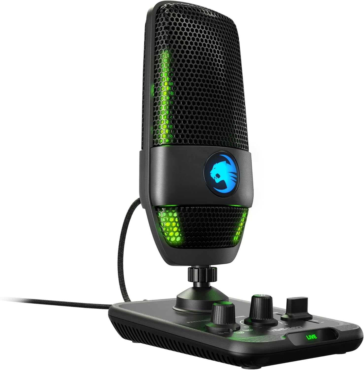 Streaming-Equipment - Roccat Torch Studio Quality USB Microphone Black