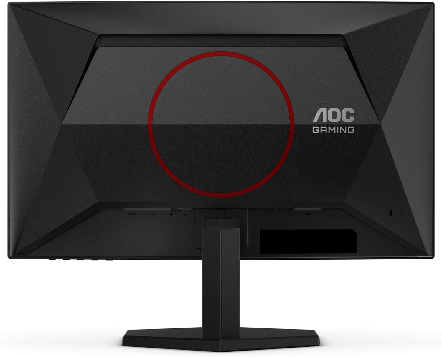 Gaming PC & Gaming Monitors - AOC Gaming C24G42E - 24 Inch Full HD Curved Monitor, 180 Hz, 1 ms, FreeSync Premium (1920 x 1080, 1 x HDMI 2.0, 1 x DisplayPort 1.4) Black/Red – Bild 3