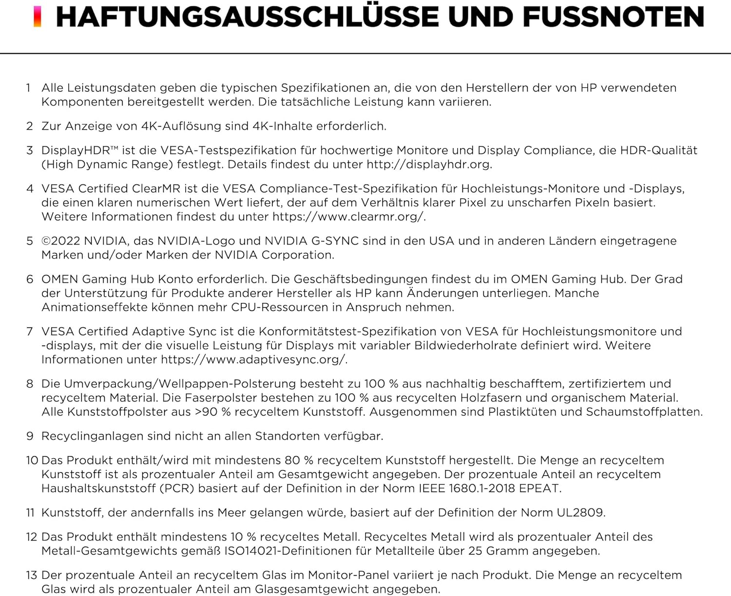 Gaming PC & Gaming Monitors - HP Omen Transcend Gaming Monitor with 240 Hz, 31.5 Inch 4K UHD OLED, 0.03 ms Response Time, HyperX Audio, aRGB Lighting, Adjustable Base, Omen Tempest Cooling, OSD Button, USB-C, White – Bild 14