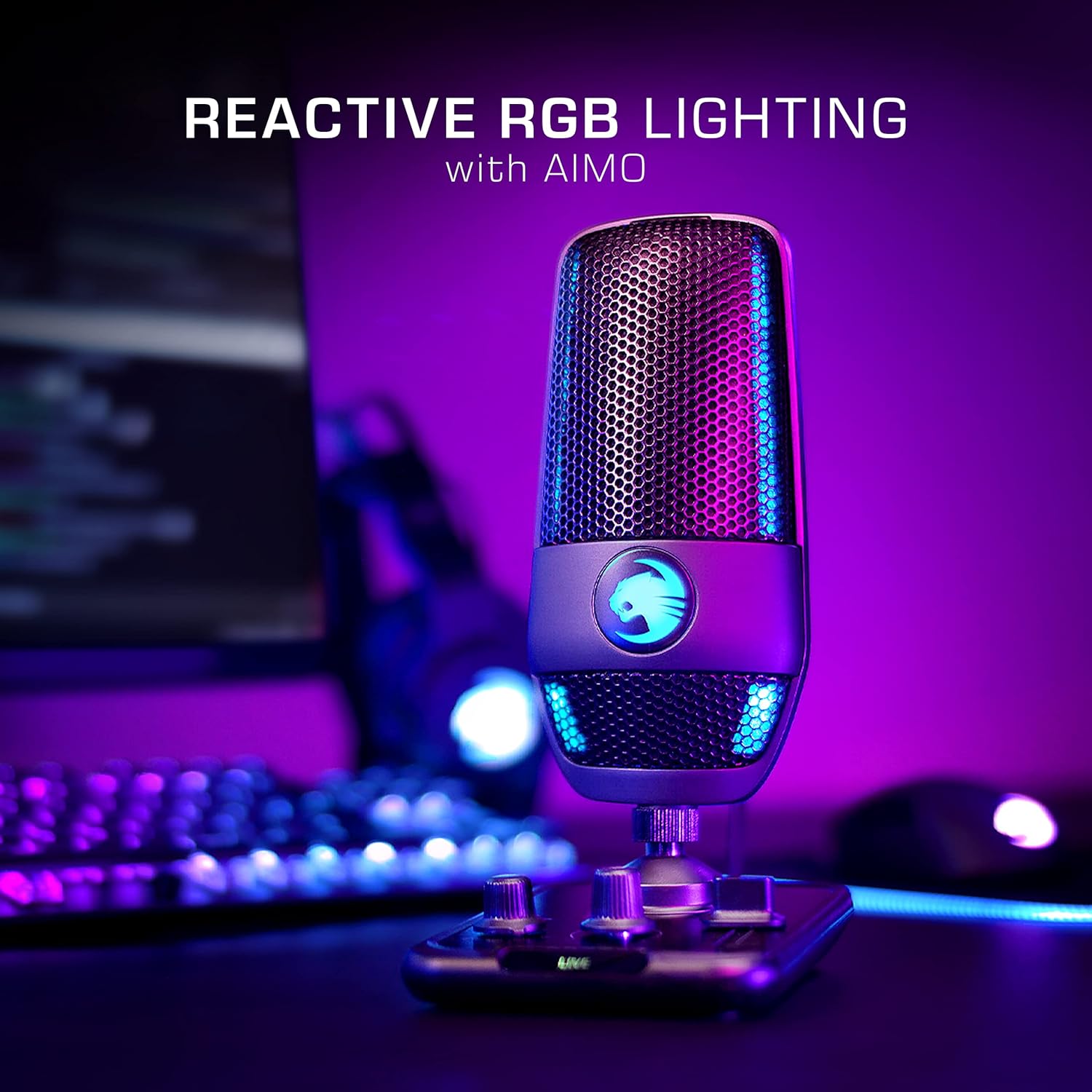 Streaming-Equipment - Roccat Torch Studio Quality USB Microphone Black – Bild 2