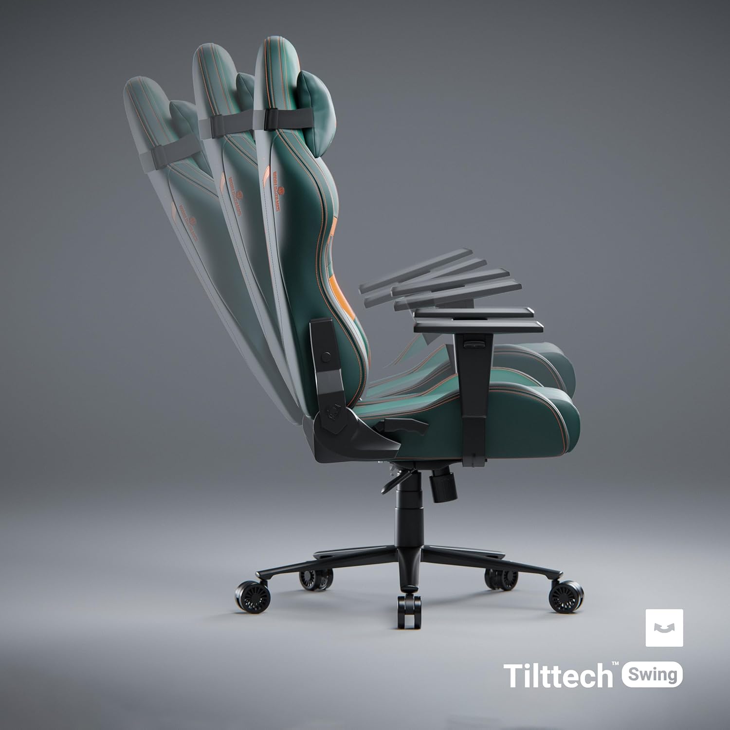 Gaming Chairs - Diablo X-One 2.0 Gaming Chair World of Tanks Office Chair Desk Chair Adjustable Armrests Ergonomic Design Neck/Lumbar Cushion Normal (L) – Bild 7