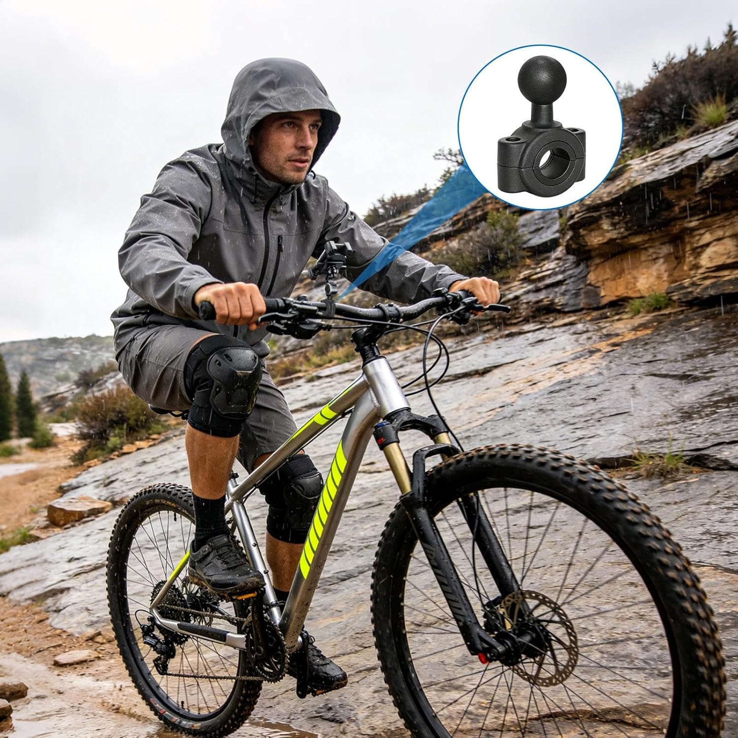 Streaming-Equipment - Kugelhalterung, rutschfeste verstellbare Winkelhalterung, 2,5 cm Metall-Kamerahalterung, Stahllegierung, Gleitschiene, Live-Streaming-Fotografie-Zubehör, Videoaufnahme-Studio, Außen- und Innenbereich – Bild 8