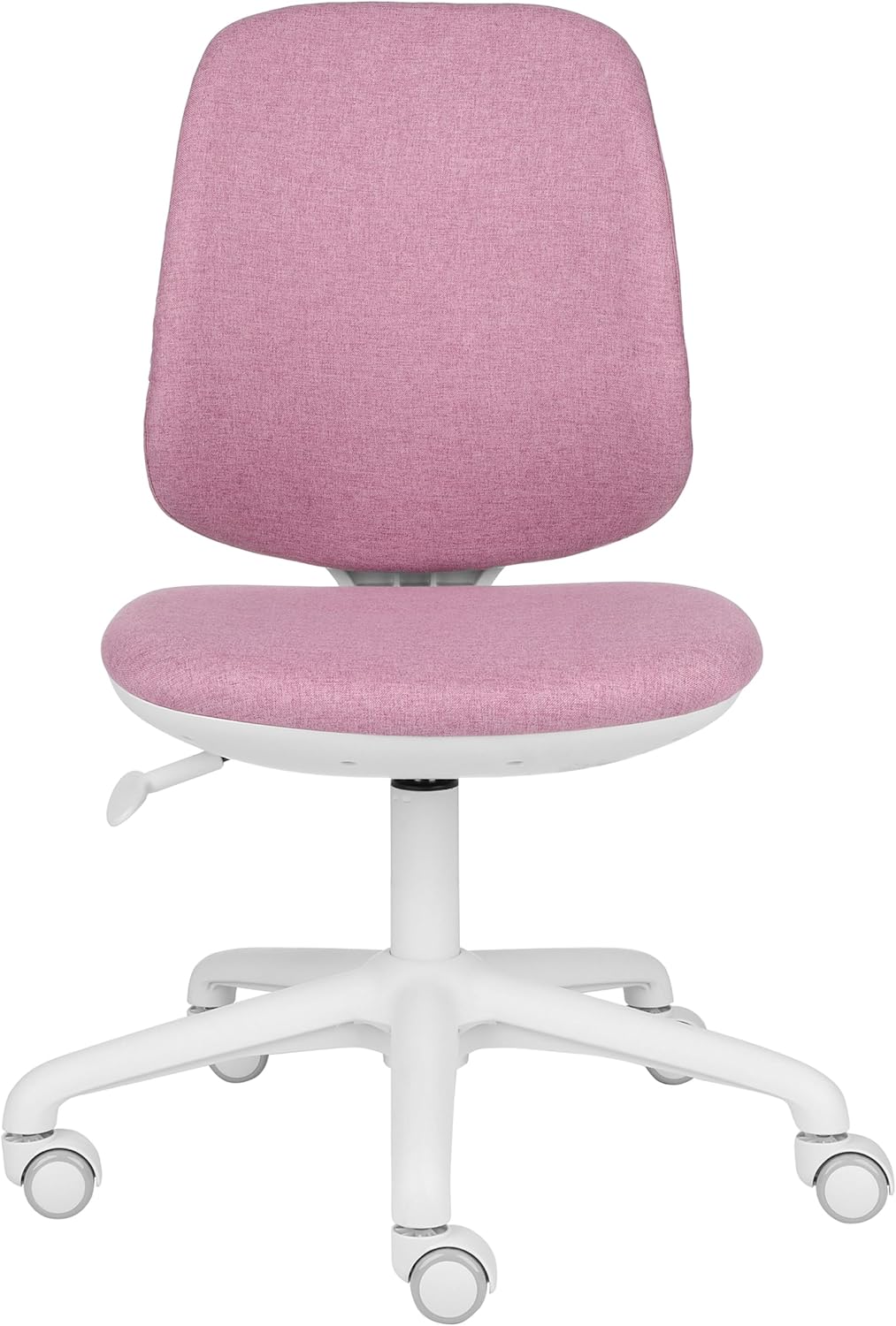 Gaming Chairs - Active White Swivel Chair for Children and Teenagers, Backrest with Depth Adjustment, Ergonomic Grooves on the Backrest, Maximum Load up to 150 kg, Correct Sitting Posture. (White/Rose) – Bild 2
