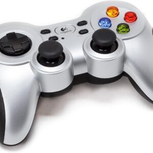 Gaming Consoles & Controllers – Logitech F710 wireless game pad, game controller with Konsolenartigem layout, 4 buttons D-pad, comfort grip, PC / Mac, silver – EU Packaging