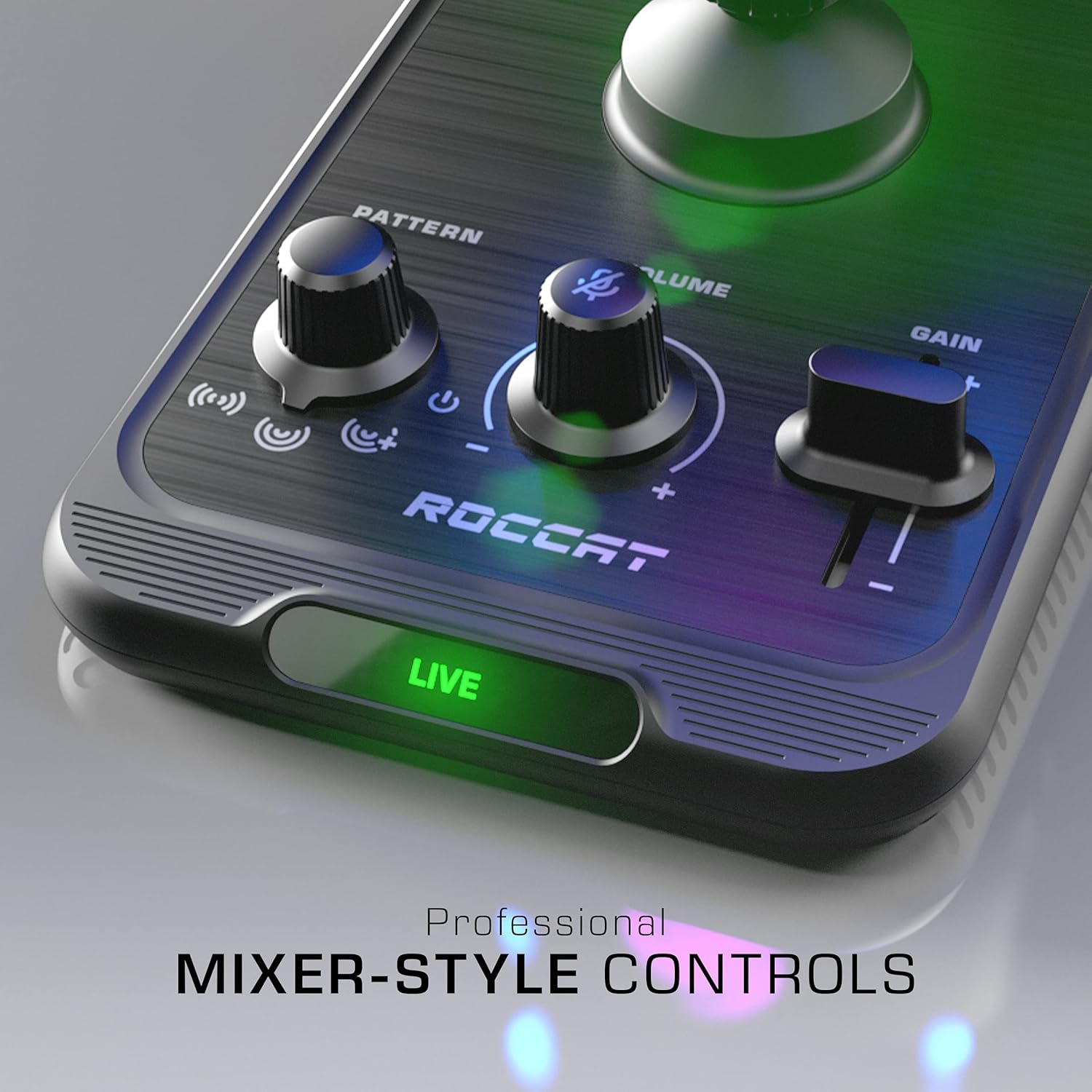 Streaming-Equipment - Roccat Torch Studio Quality USB Microphone Black – Bild 4