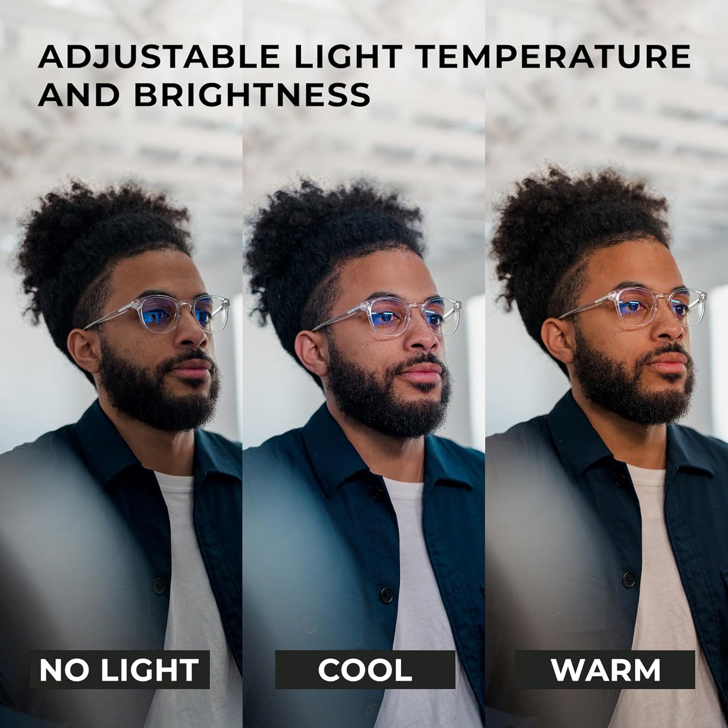 Streaming-Equipment - HumanCentric Video Conference Lighting - Add-On Only Light for Streaming, Monitor and Laptop Light for Video Conferencing, Zoom Lighting for Computer, Add-On Only Kit – Bild 3