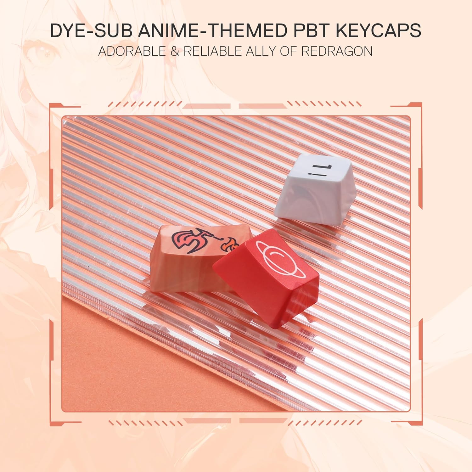 Gaming Tastatur & Maus - Redragon K673 PRO SE 75% 81 Keys Wireless Gasket RGB Gaming Keyboard, 3 Mode Anime Mechanical Keyboard with Hot Swap Base, 5-Layer Noise Reduction, Custom Hi-Fi Linear Switch – Bild 3