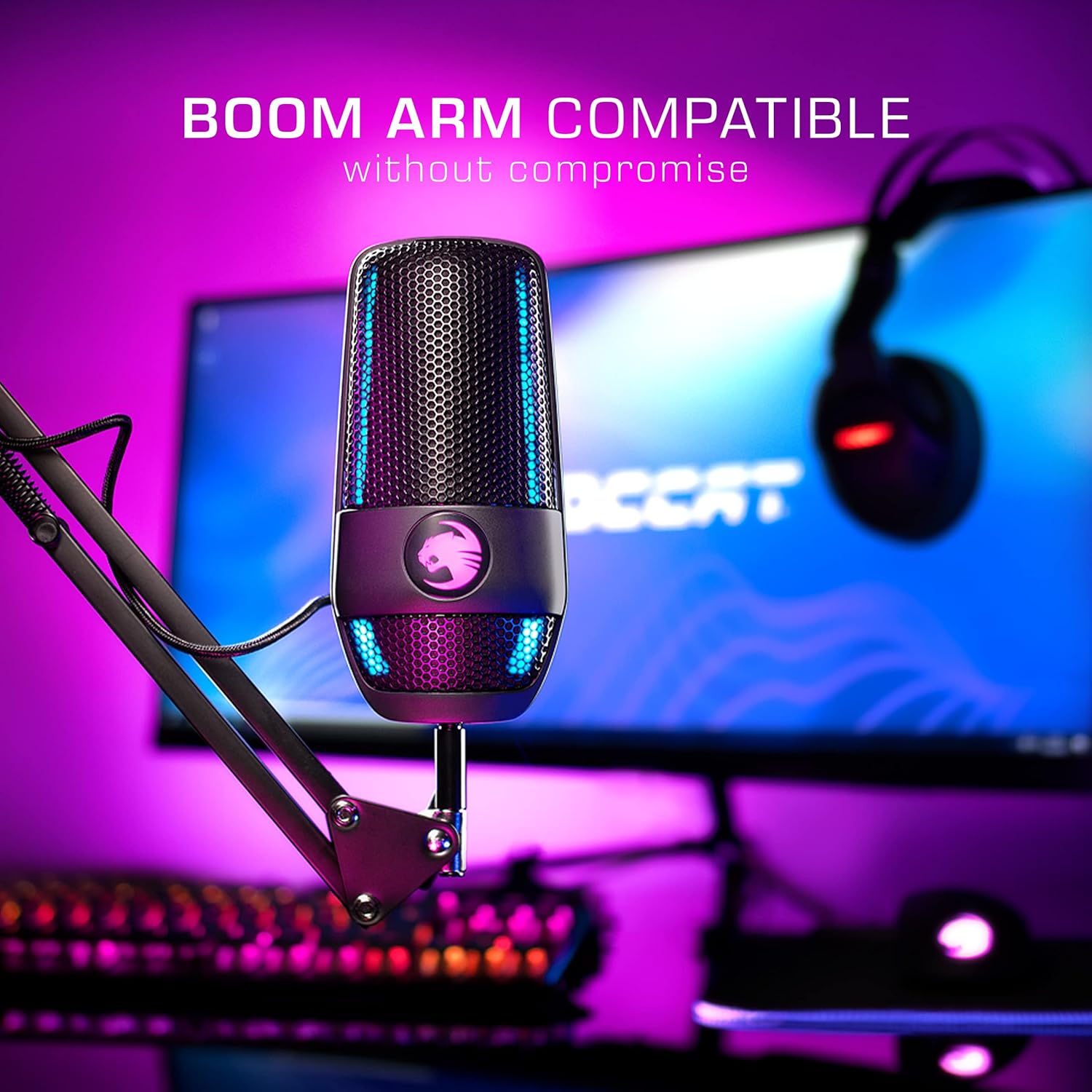 Streaming-Equipment - Roccat Torch Studio Quality USB Microphone Black – Bild 3
