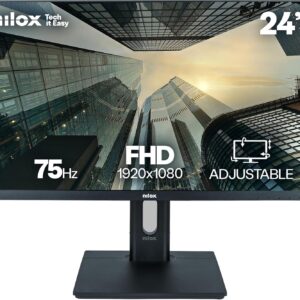 Gaming PC & Gaming Monitors – Nilox Monitor 24 IPS REG.MULT.WEBCAM