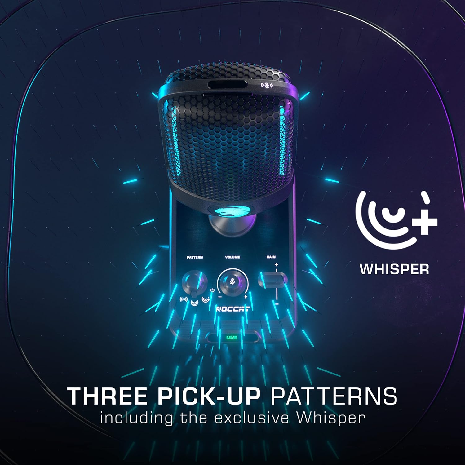 Streaming-Equipment - Roccat Torch Studio Quality USB Microphone Black – Bild 7