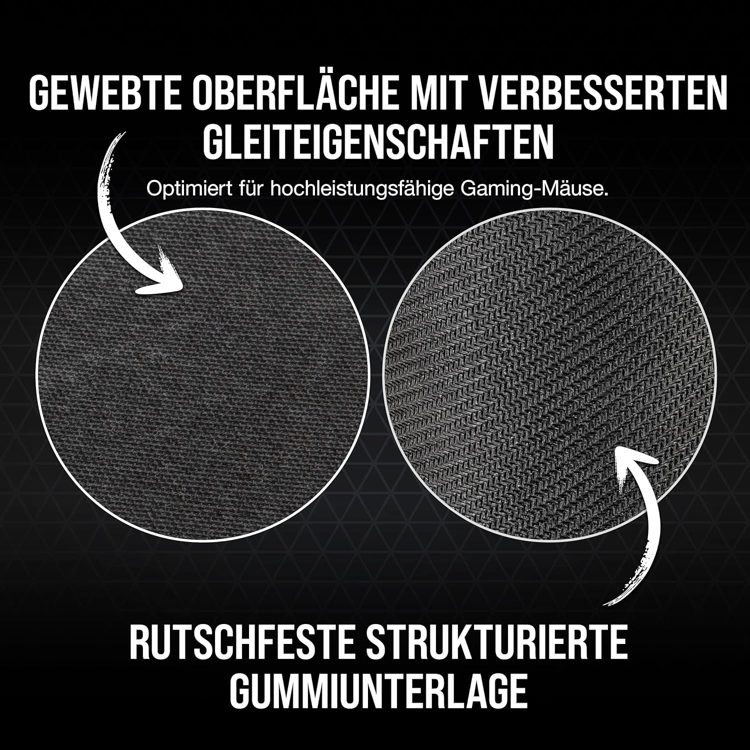 Gaming Tastatur & Maus - Corsair MM700 RGB Extended 3XL Gaming Mouse Pad with Fabric Surface - Surface of 1220 × 610 mm - 360° Three Zone RGB Lighting - USB Hub with Two Ports - Non-Slip Rubber Base - Black – Bild 7