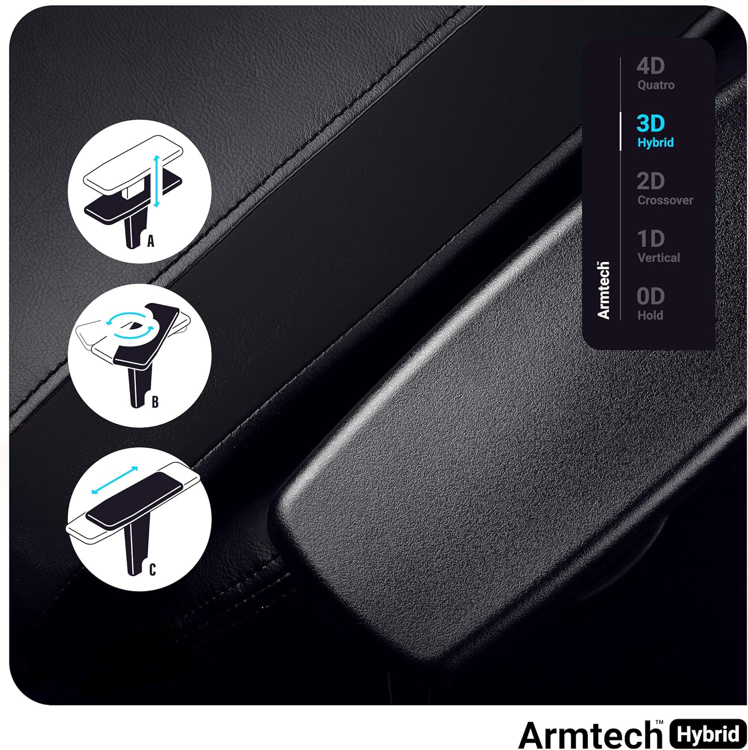 Gaming Chairs - Diablo X-Horn Gaming Office Chair Desk Chair 3D Armrests Ergonomic Design Neck / Lumbar Cushion Imitation Leather Rocker Function – Bild 8