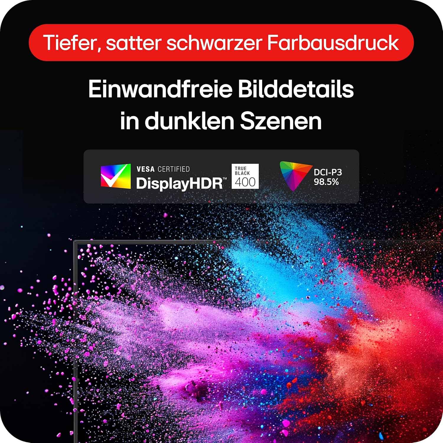 Gaming PC & Gaming Monitors - LG Ultragear™ 32GS95UE-B Gaming PC Monitor, 81.2 cm, OLED Panel, FHD Resolution, 4K (3840 x 2160), 0.03 ms GtG, 240Hz, DisplayHDR™ True Black 400, DCI-P3 98.5%, AMD FreeSync Premium Pro – Bild 6