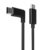 Easy Hood USB C Kabel 3M, USB C Ladekabel für Meta/Quest2 Link Zubehör, USB C auf USB C Kabel für VR-Geräte, Rechtwinkliger Typ-C Kabel 5Gbps Datenübertragung, 3A Schnellladekabel